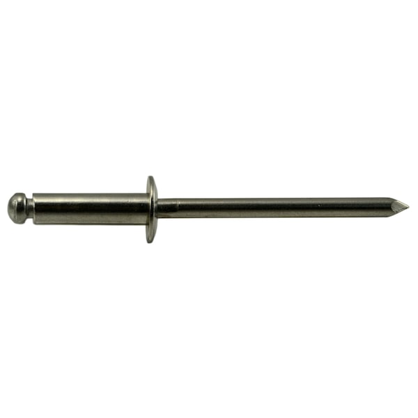 Midwest Fastener Blind Rivet, Dome Head, 5/32 in Dia., 3/8 in L, 18-8 Stainless Steel Body, 15 PK 36848 - main